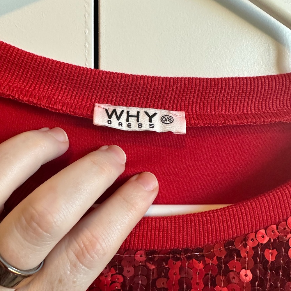 Red Sequin 'Holly Jolly' Top - Picture 4 of 6